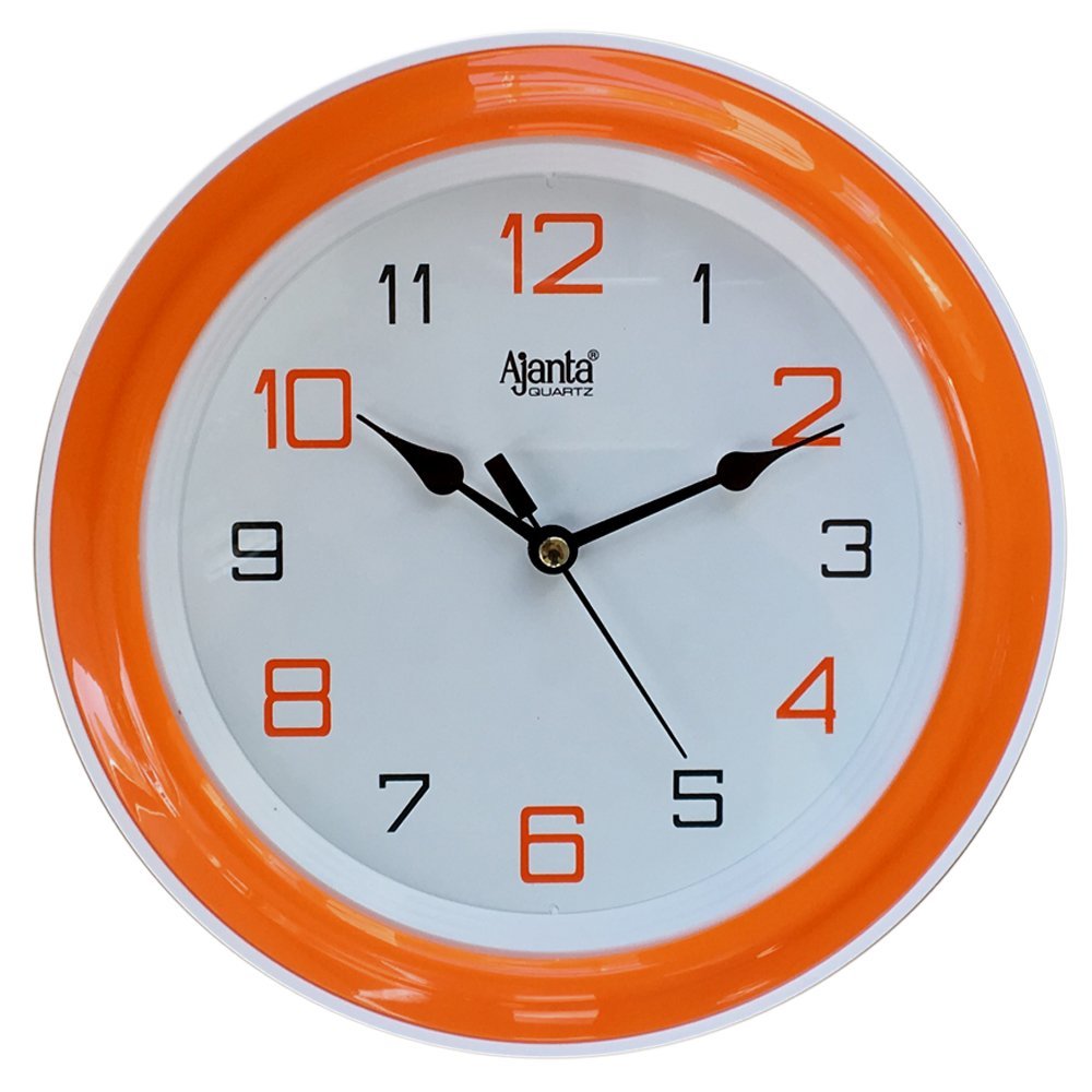 Ajanta Quartz Glass Abstract Clock
