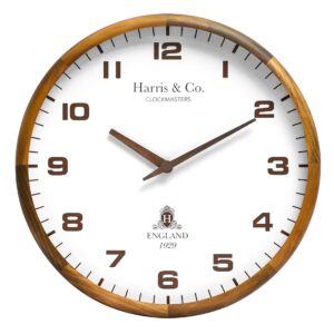 Harris & Co. Luxury Wooden Wall Clock