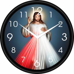 KP craft – Wall Clock with Jesus Pic