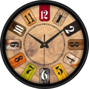 KP Craft – Multicolor Number Wall Clock