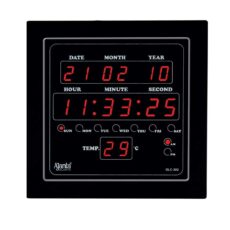 Ajanta Digital Wall Clock Red