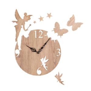 Fairy with Butterflies Clock for Home