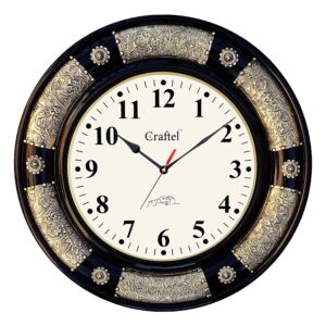 Craftel Brass Fitted Polished Wall Clock