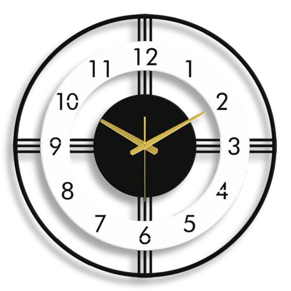 Stylish Metal Wall Clock