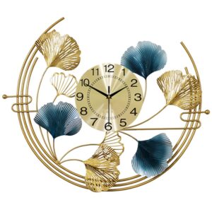 Kriva Half Leaf Luxury Wall Art Clock