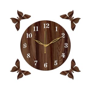 DES Butterfly Wall Clock for Home