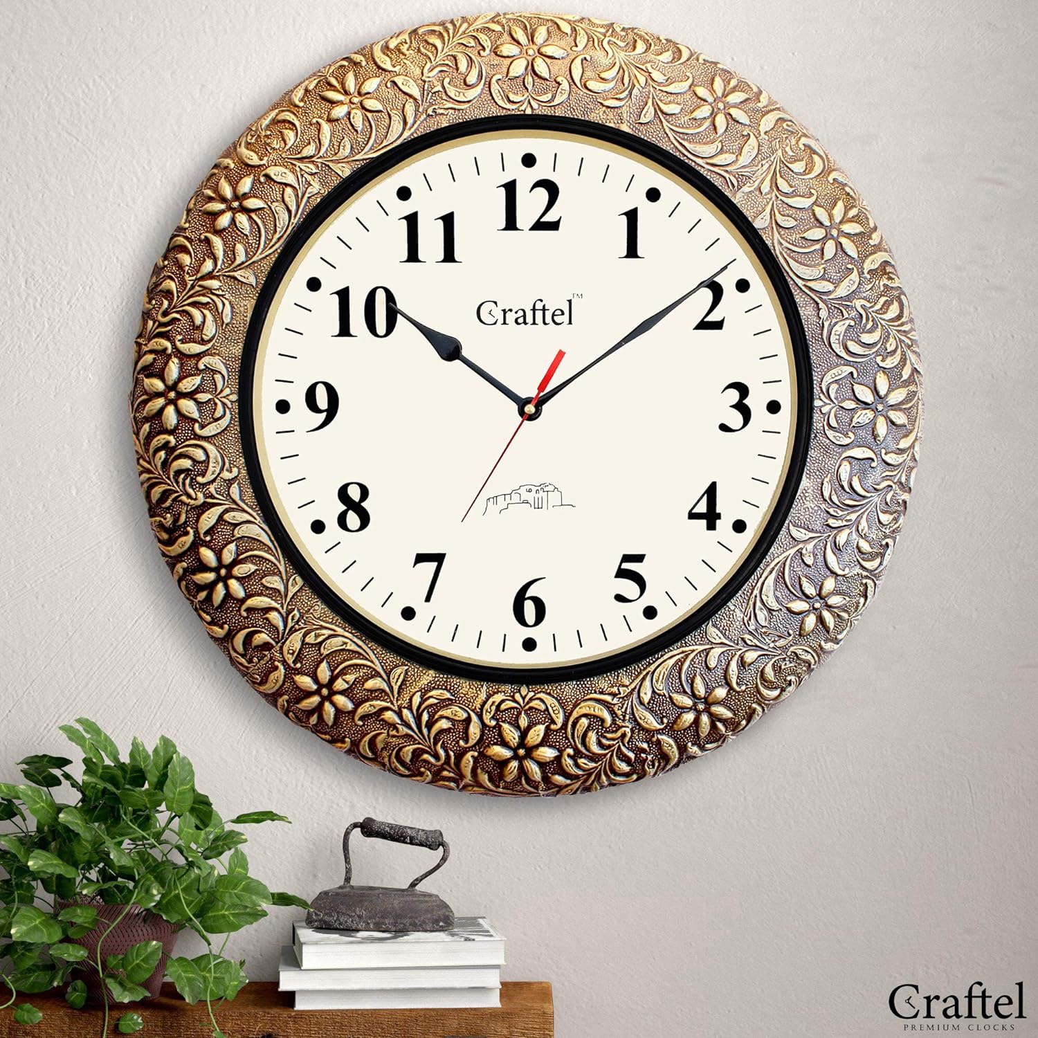 Flower Design Antique clock