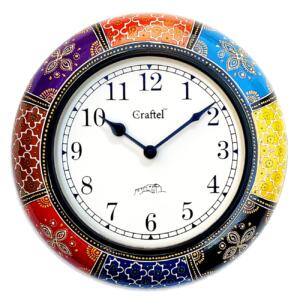 CRAFTEL Antique Hand Painted Wall Clock