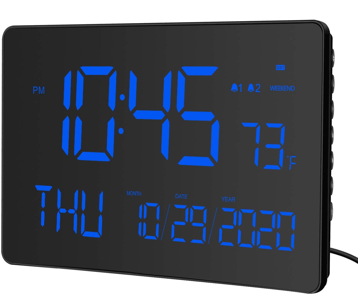 Kadams Large LED Digital Wall Clock