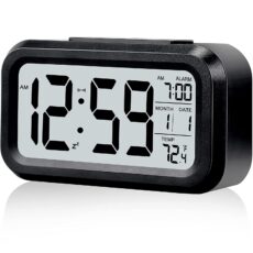 Kadio Digital Black Clock