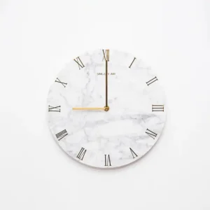  Marble wall clock