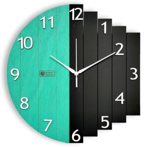 Modern Bois Art Designer Wooden Wall Clock