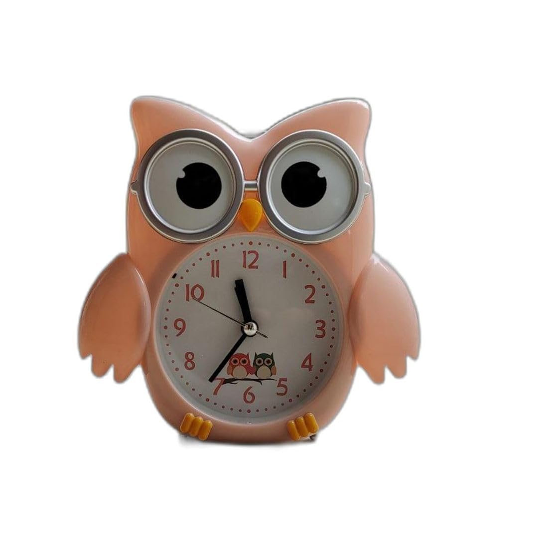 Owl Shape Analog Table Alarm Clock