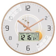 Star Work Vintage Clock Pearl Digital