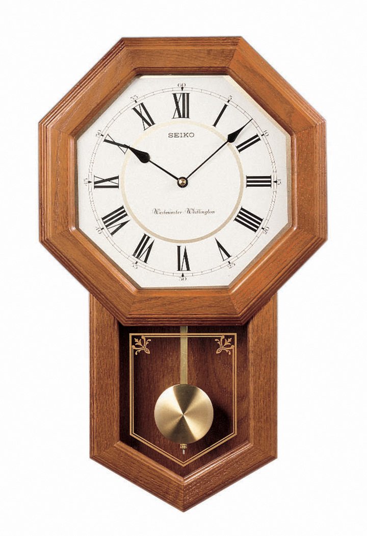 Oak Pendulum Wall Clock