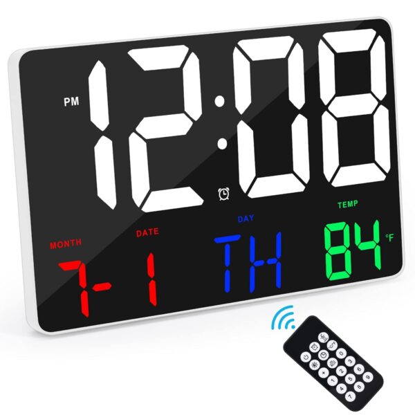 Amgico Digital Wall Clock