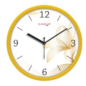 Flowers Tic Toc Wall Clock