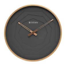 Titan Clock Multi-Layered Grey Dial