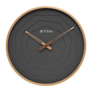 Titan Clock Multi-Layered Grey Dial