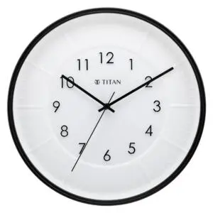Titan Offset Numbers Wall Clock