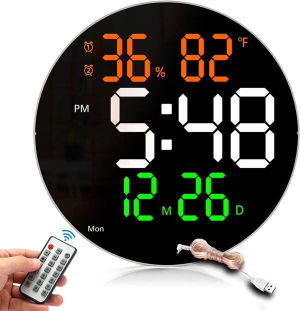 Monomine Digital Wall Clock