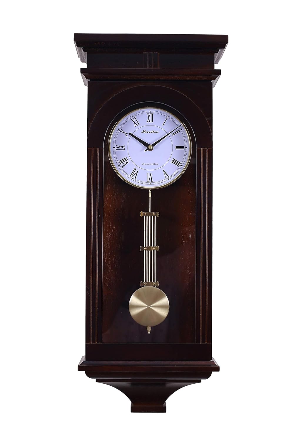 Walnut Finish Pendulum Clock