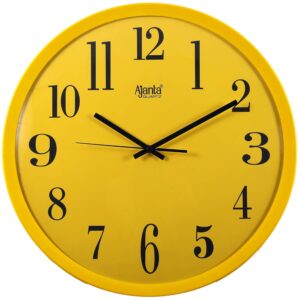 Ajanta Yellow color Wall Clock