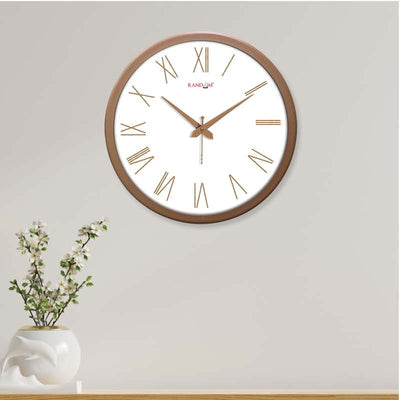 Golden Rim Wall Clock