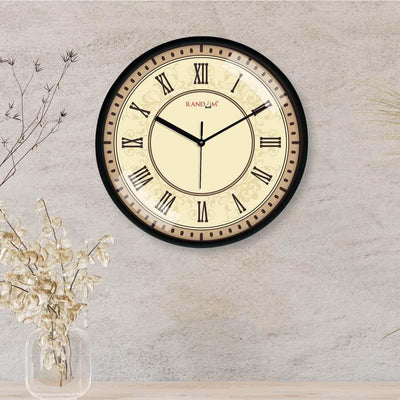 Roman Beige Wall Clock