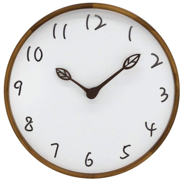 Hollow Arabic Numeral Wall Clock