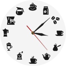 Coffee Lovers Wall Clock