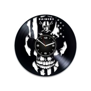 Raiders Timepiece 101: Handmade wall Clock