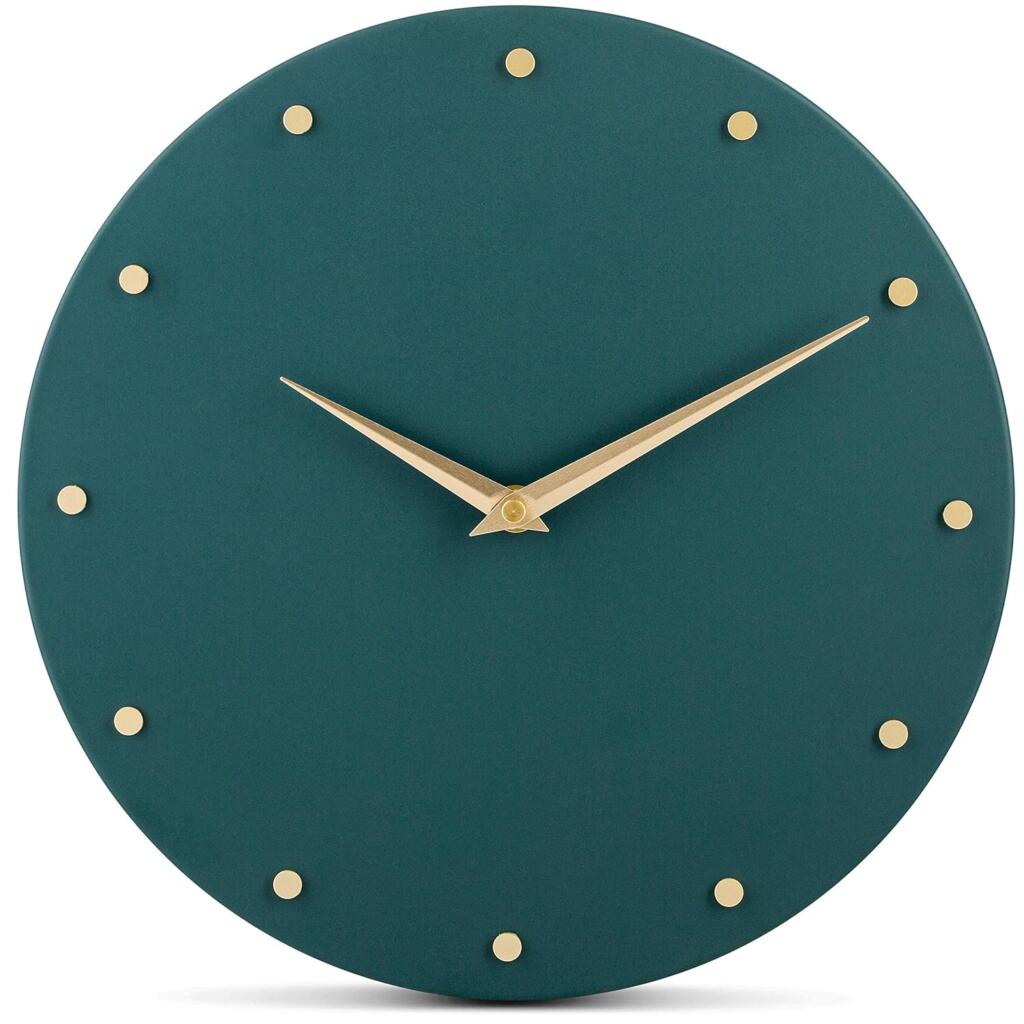 Minimalist Wall Clock green