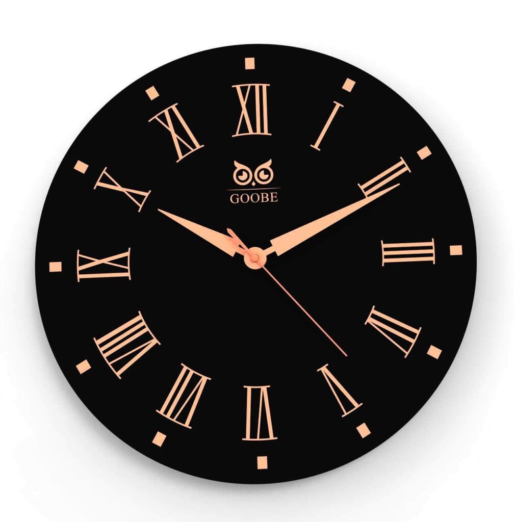 Roman Beige Wall Clock golf