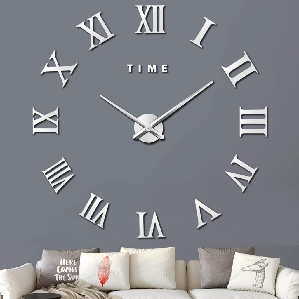 Mirror Wall Clock