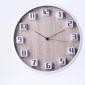 Sgmart Brown Silent Quartz Wall Clock