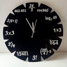 Frameless Acrylic Wall Clock