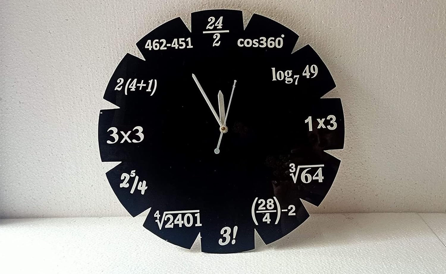 Frameless Acrylic Wall Clock