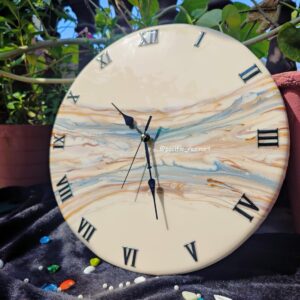 Resin wall clock