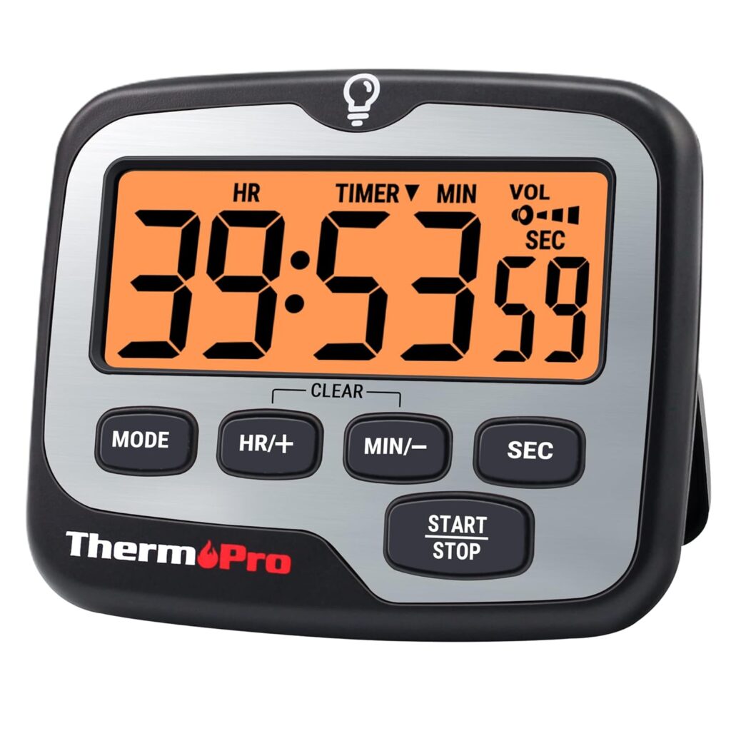 Digital Timer Clock thermo