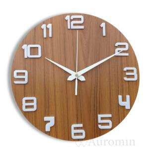 Auromin Wooden Wall Clock for Home