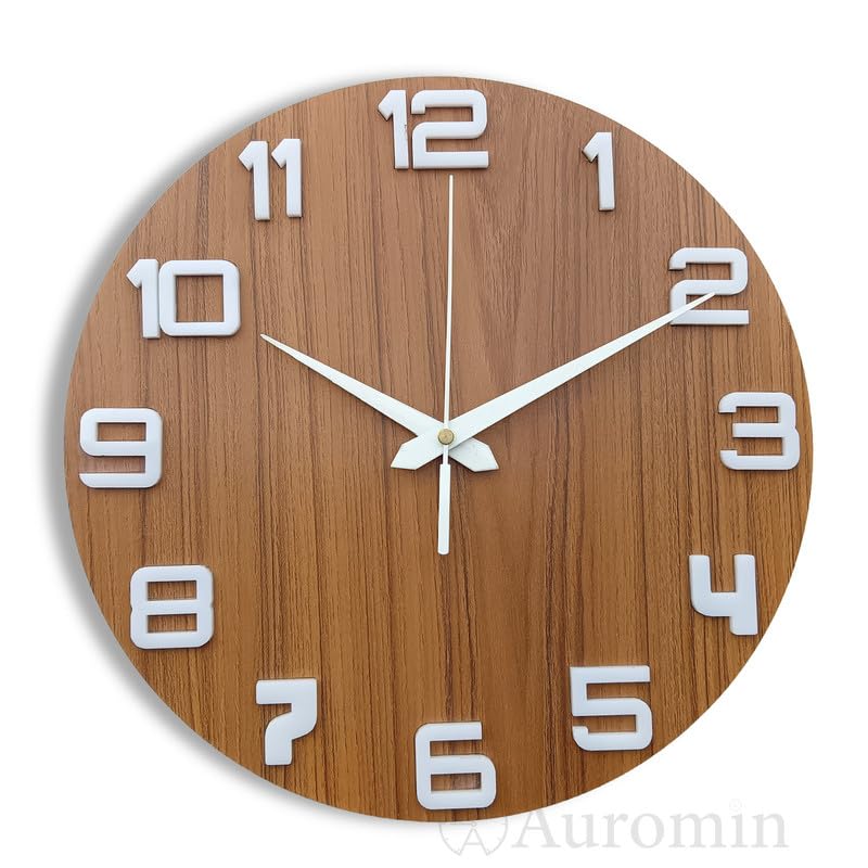 Auromin Wooden Wall Clock
