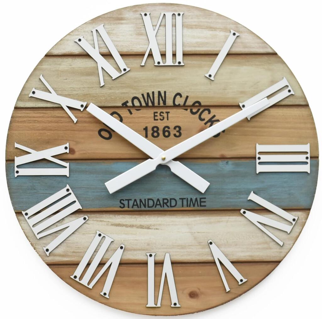 Wooden Wall Clock Maritime